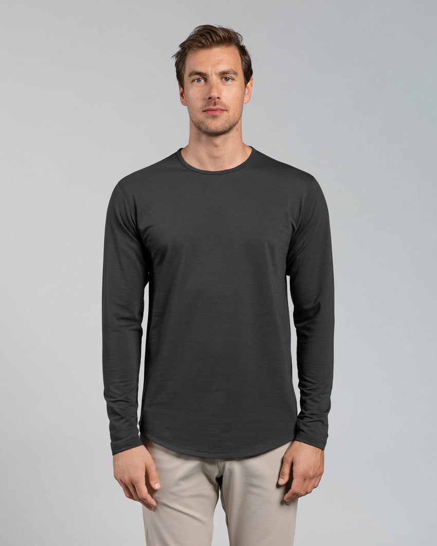 Drop-Cut Long Sleeve: BYLT Signature