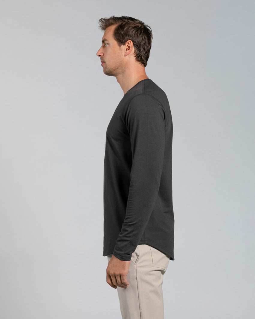 Drop-Cut Long Sleeve: BYLT Signature