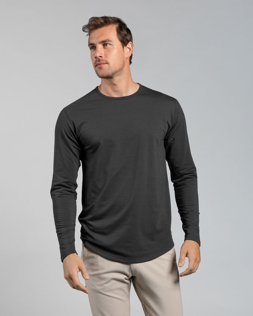 Drop-Cut Long Sleeve: BYLT Signature