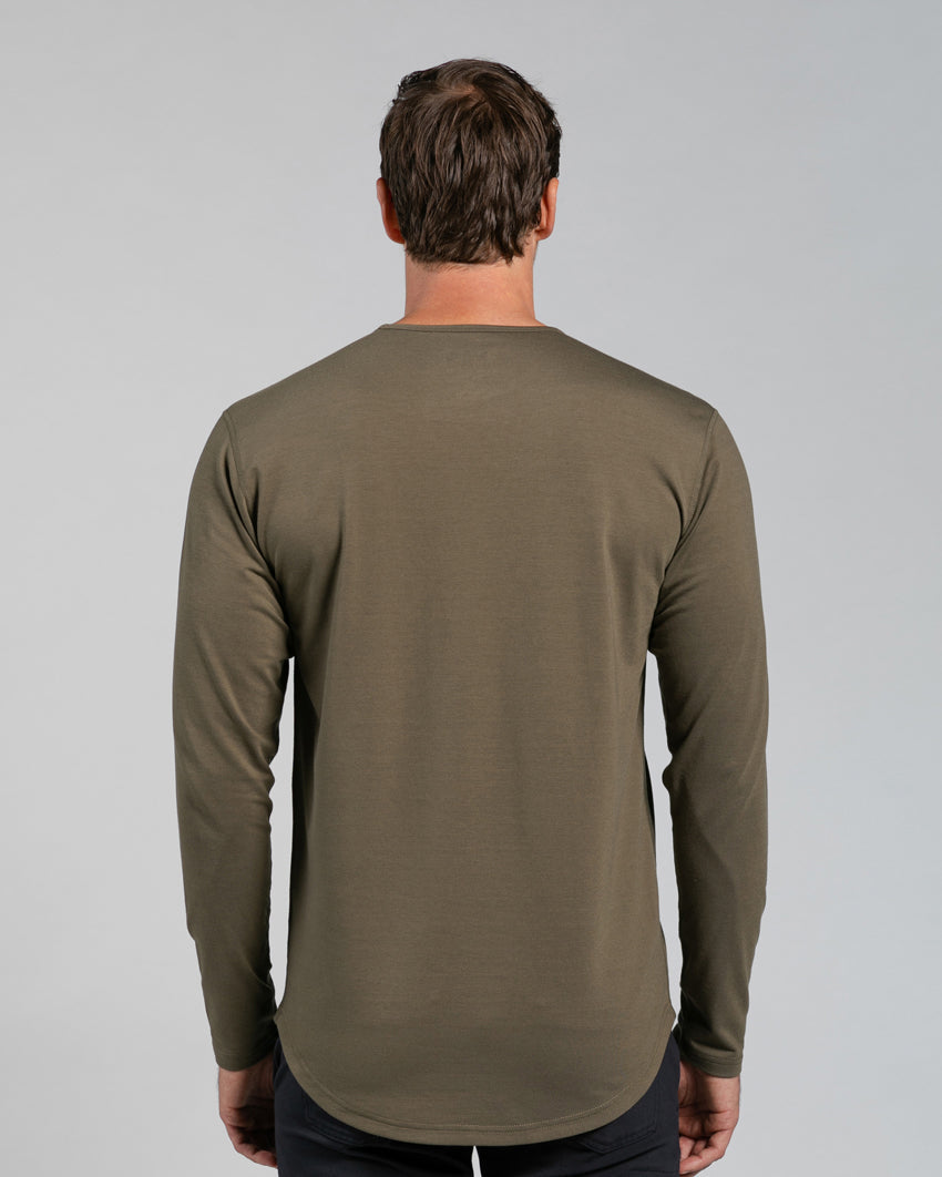 Drop-Cut Long Sleeve: BYLT Signature