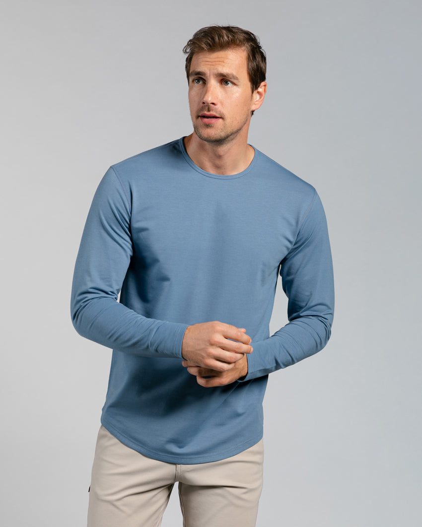 Drop-Cut Long Sleeve: BYLT Signature