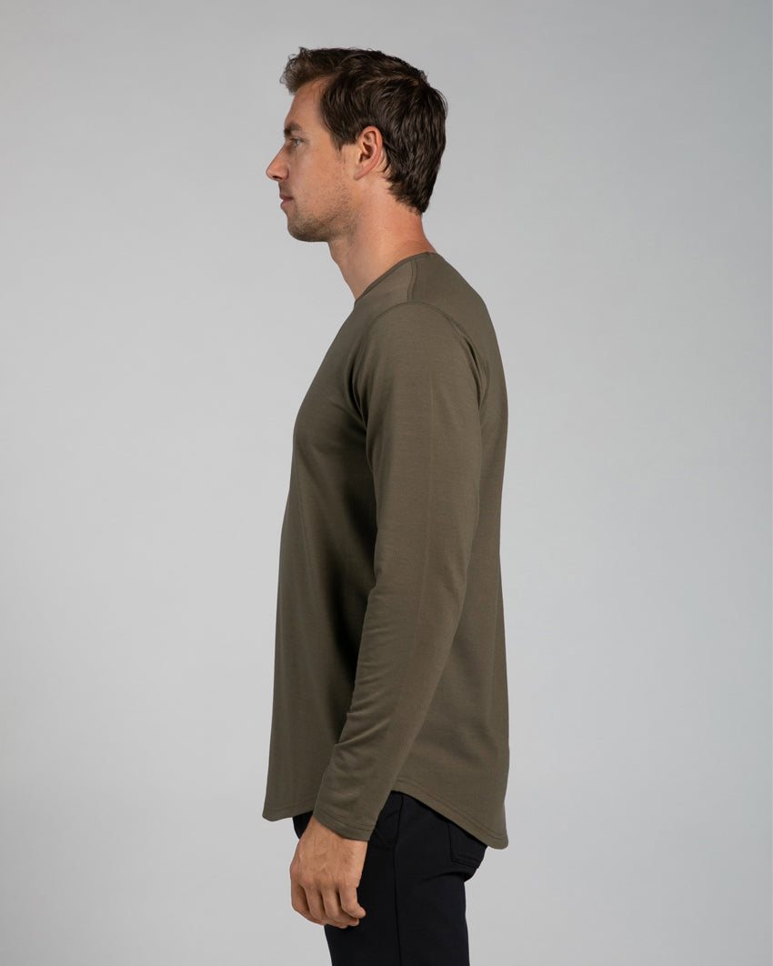 Drop-Cut Long Sleeve: BYLT Signature
