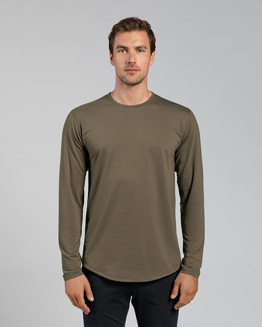Drop-Cut Long Sleeve: BYLT Signature