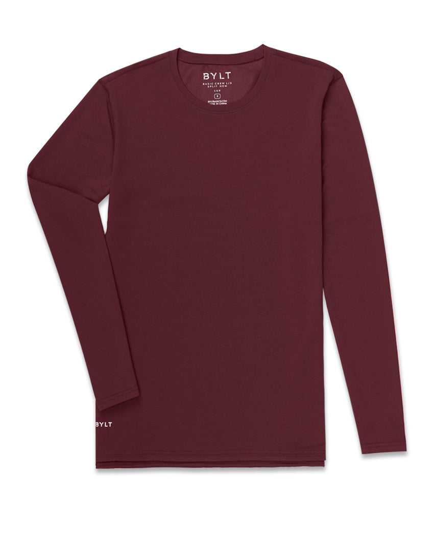 Long Sleeve: BYLT Signature Split Hem
