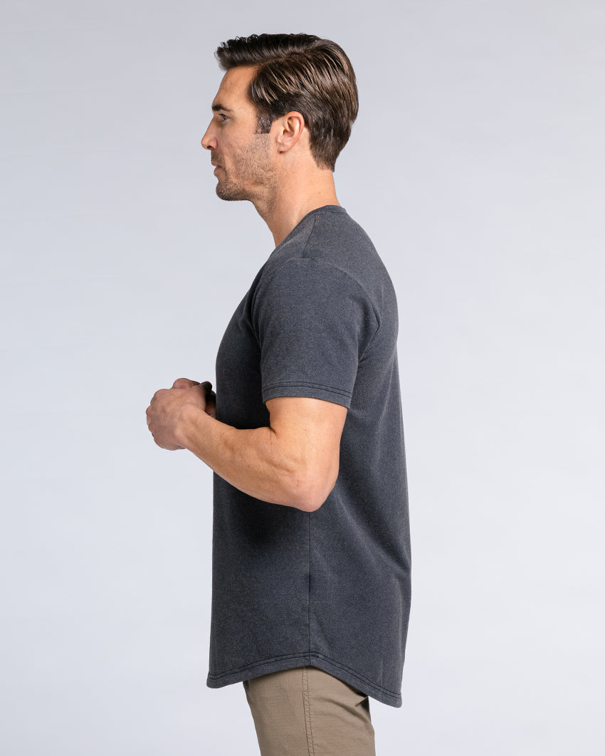 Drop-Cut V-Neck: LUX