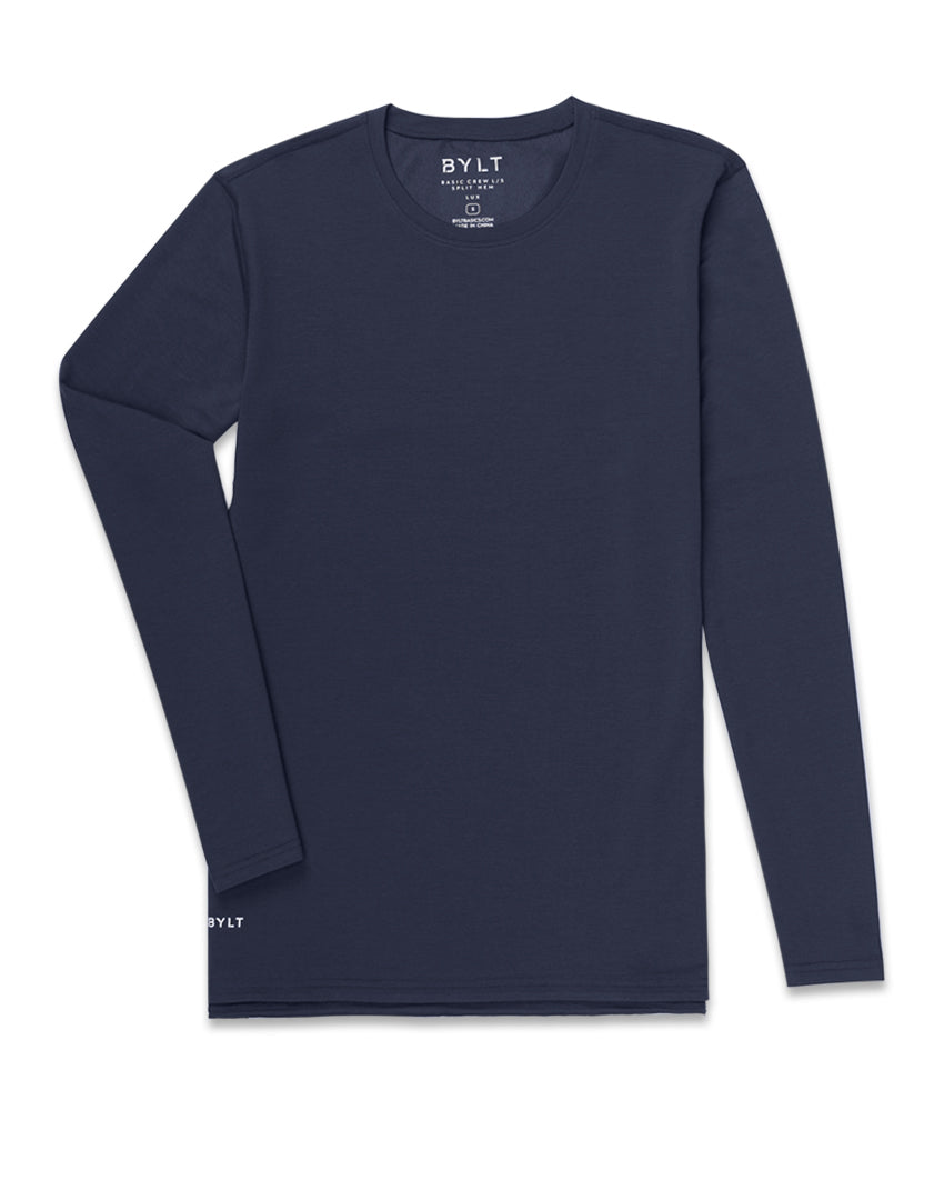 Long Sleeve: BYLT Signature Split Hem