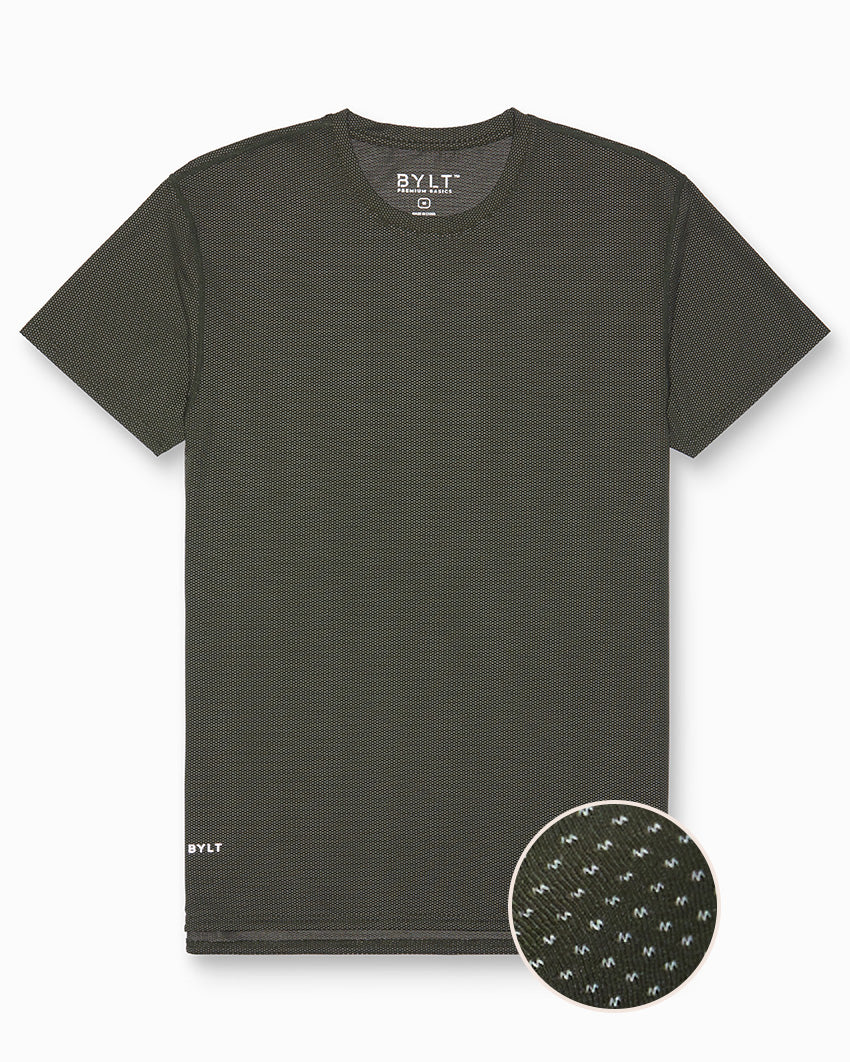 Pulse Short Sleeve Split Hem