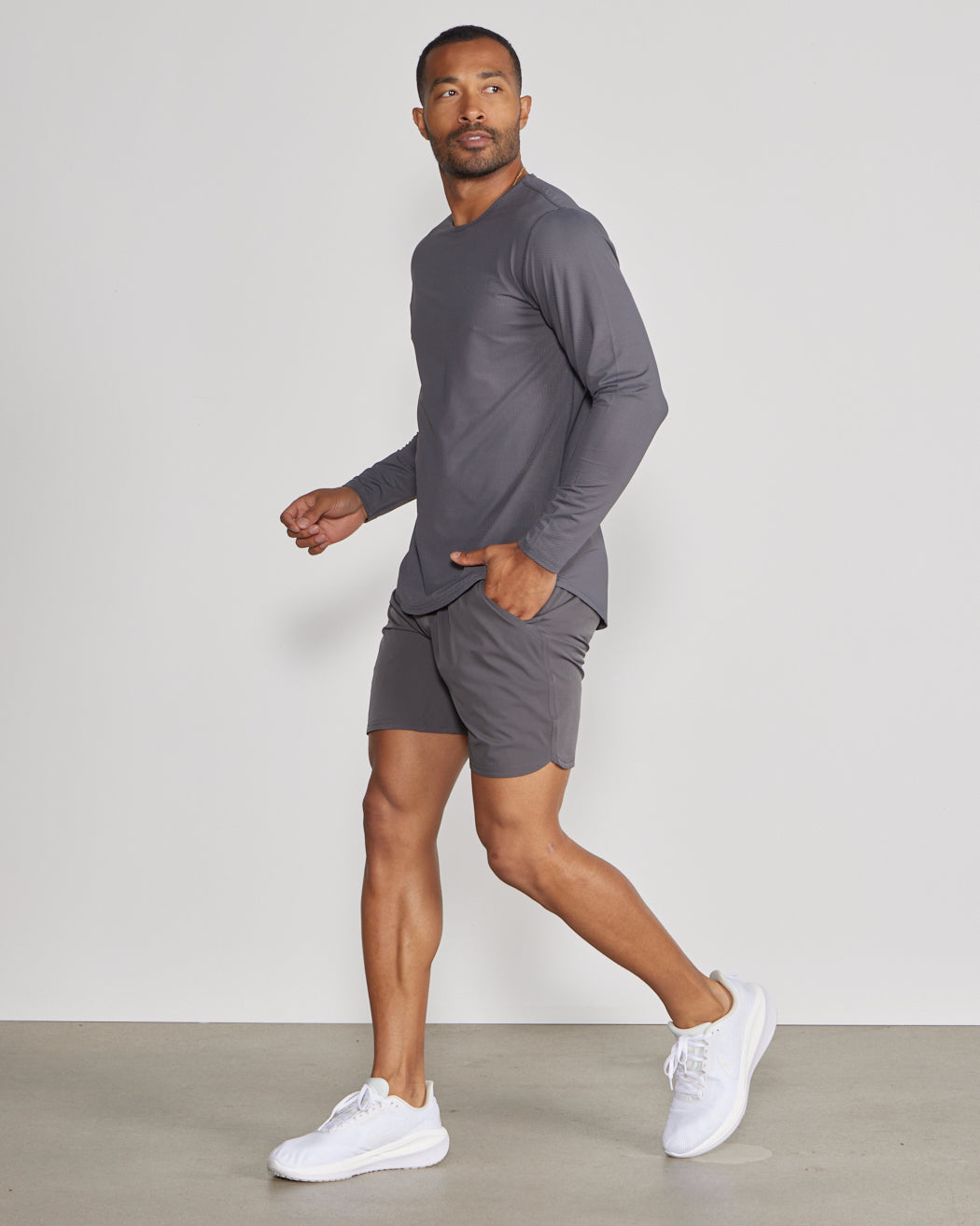 Pulse Long Sleeve Drop-Cut