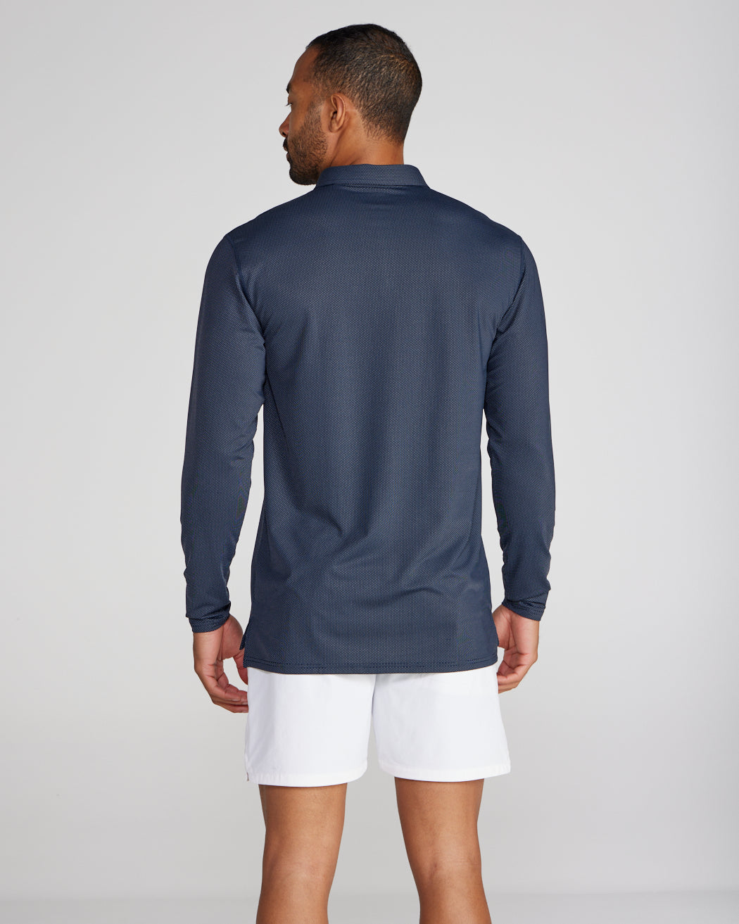 Pulse Long Sleeve Split-Hem Polo