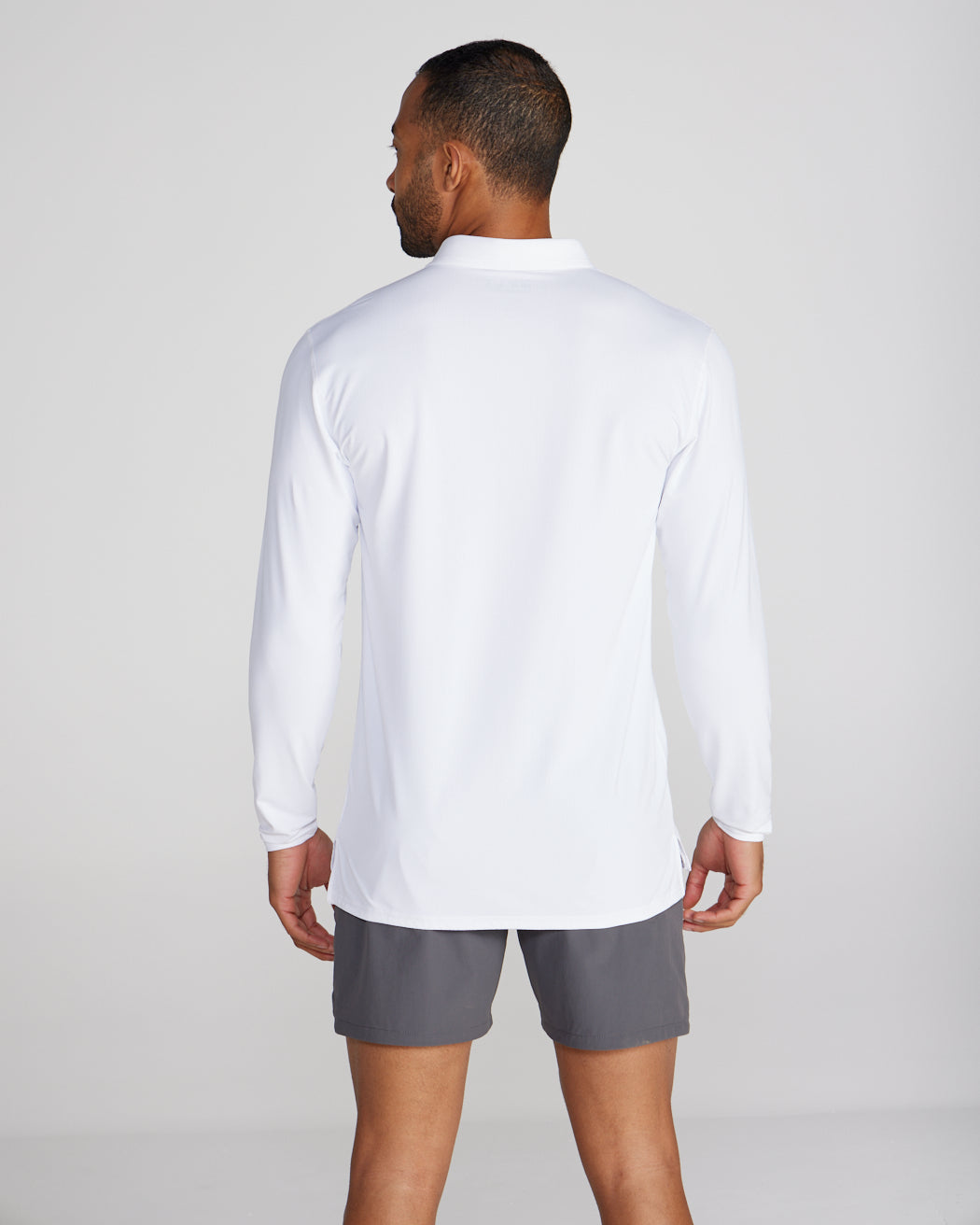 Pulse Long Sleeve Split-Hem Polo