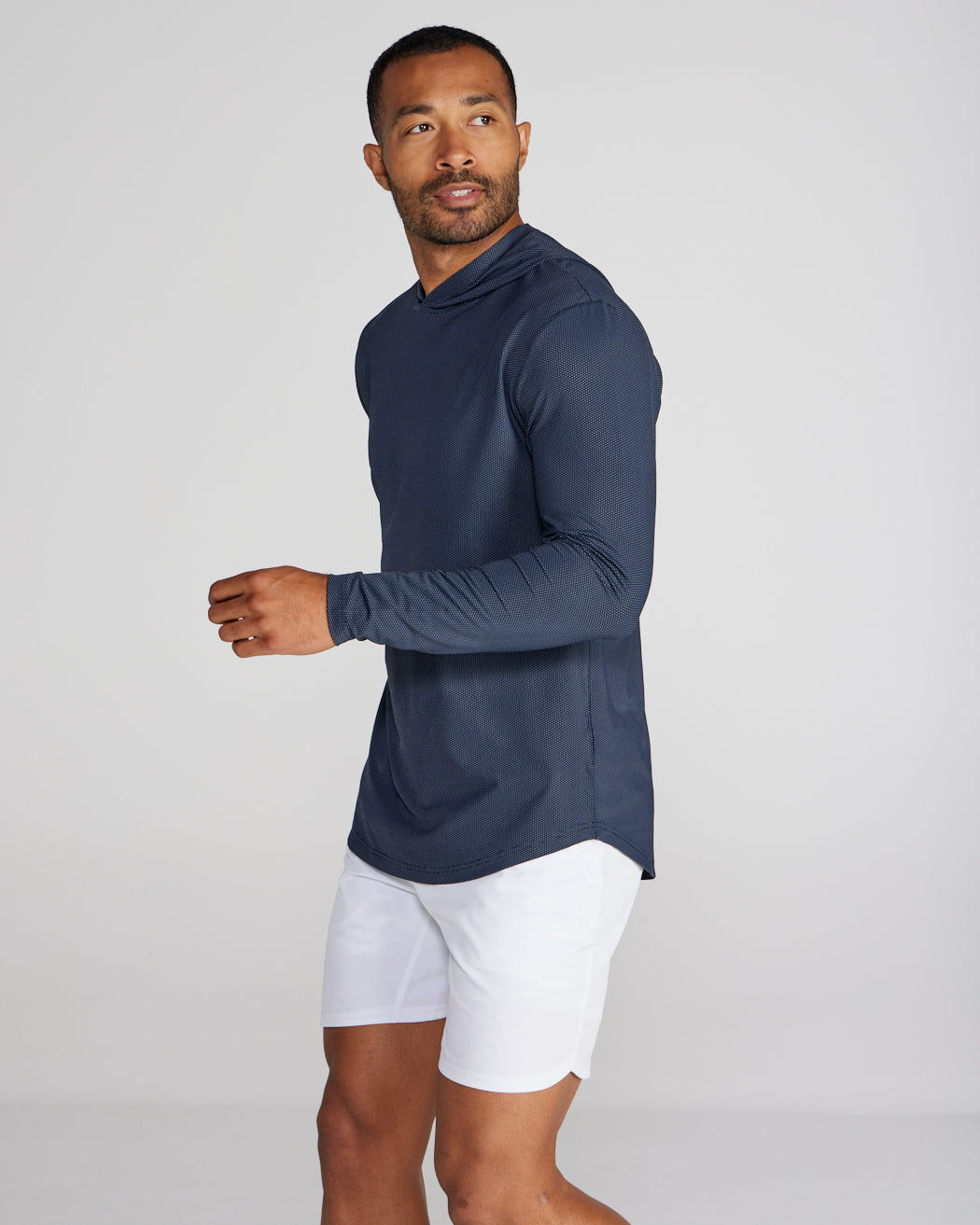 Pulse Pullover Drop-Cut Hoodie