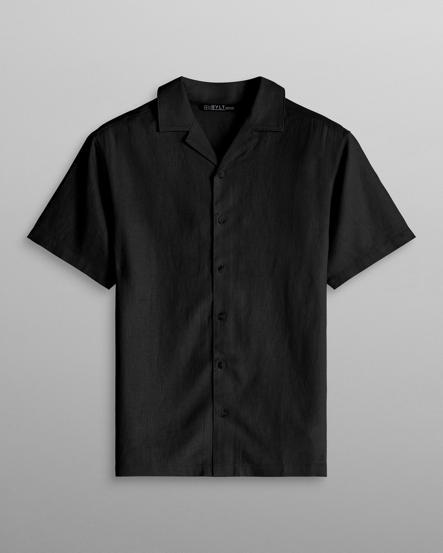 Back to Basics Linen Camp Collar Button Down