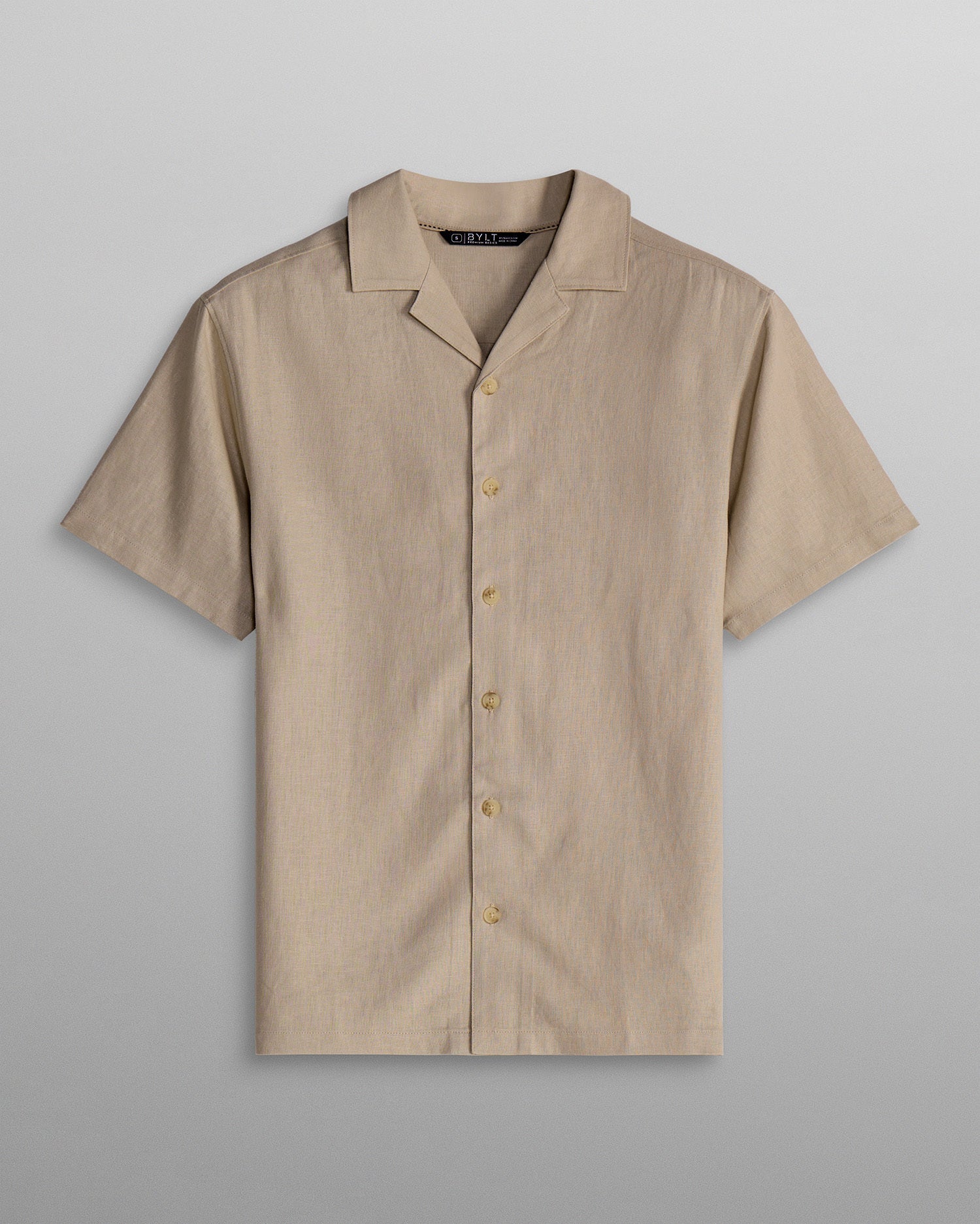 Back to Basics Linen Camp Collar Button Down