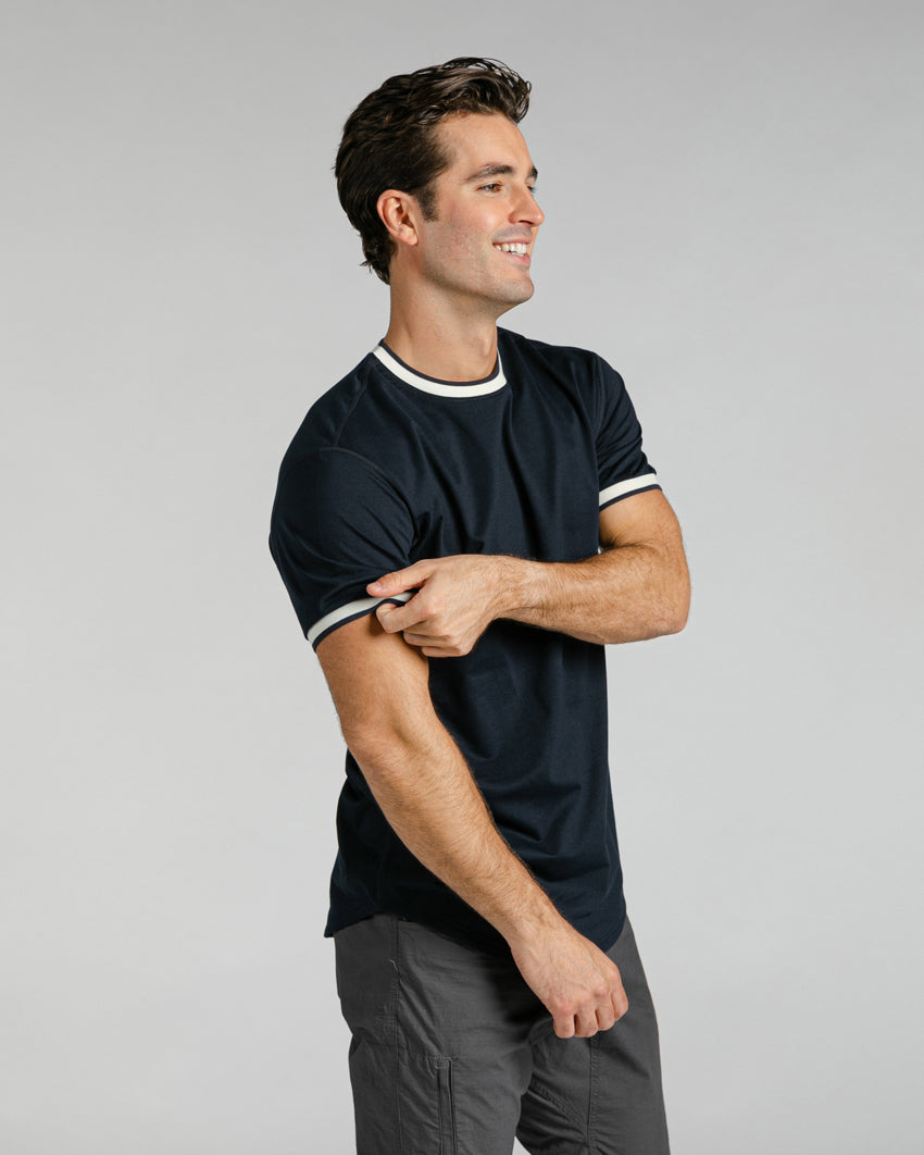 Striped Ringer Tee