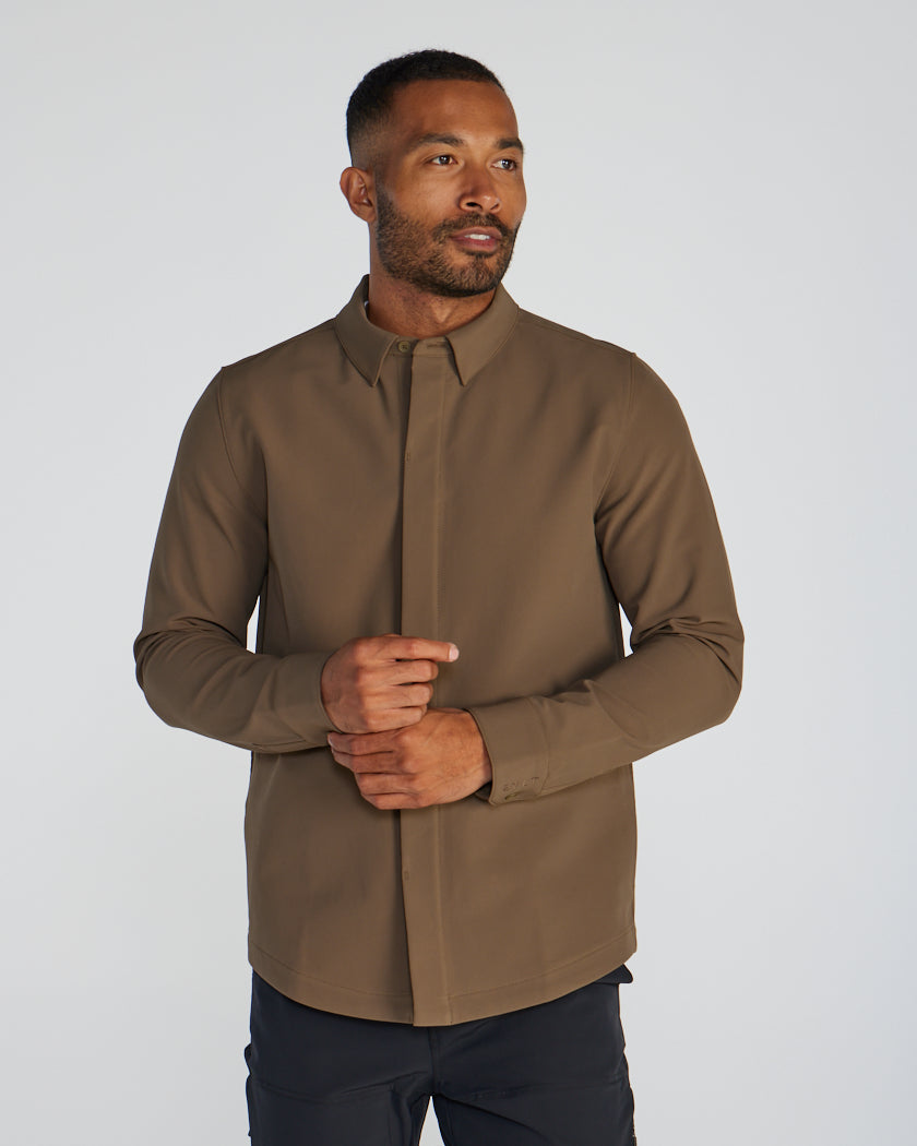 Tech Nylon Shirt Jacket