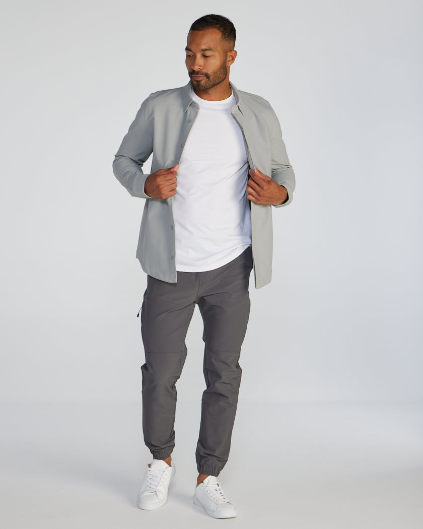 Tech Nylon Shirt Jacket