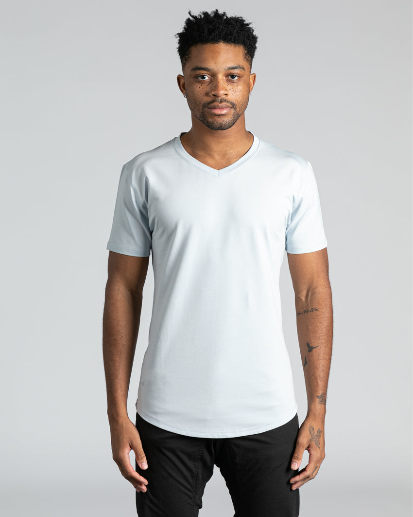 Drop-Cut V-Neck: LUX