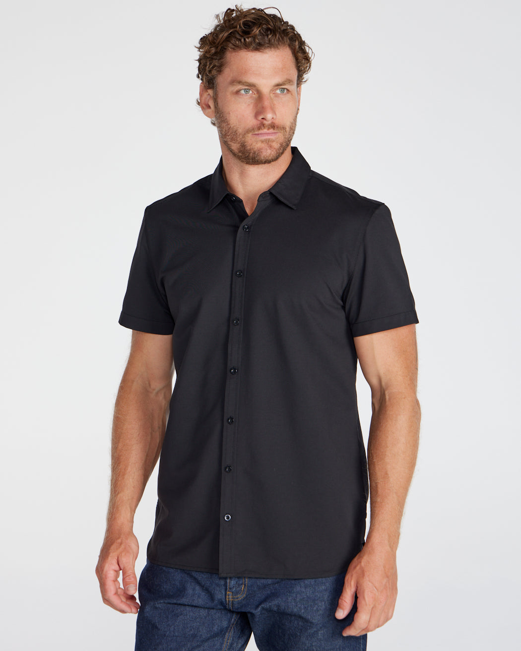 Vista Stretch Short Sleeve Button Down
