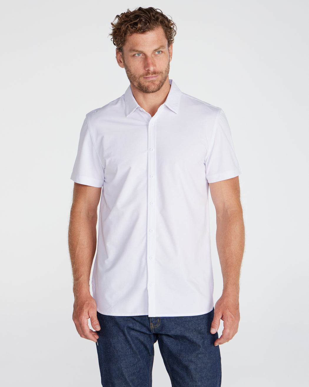 Vista Stretch Short Sleeve Button Down