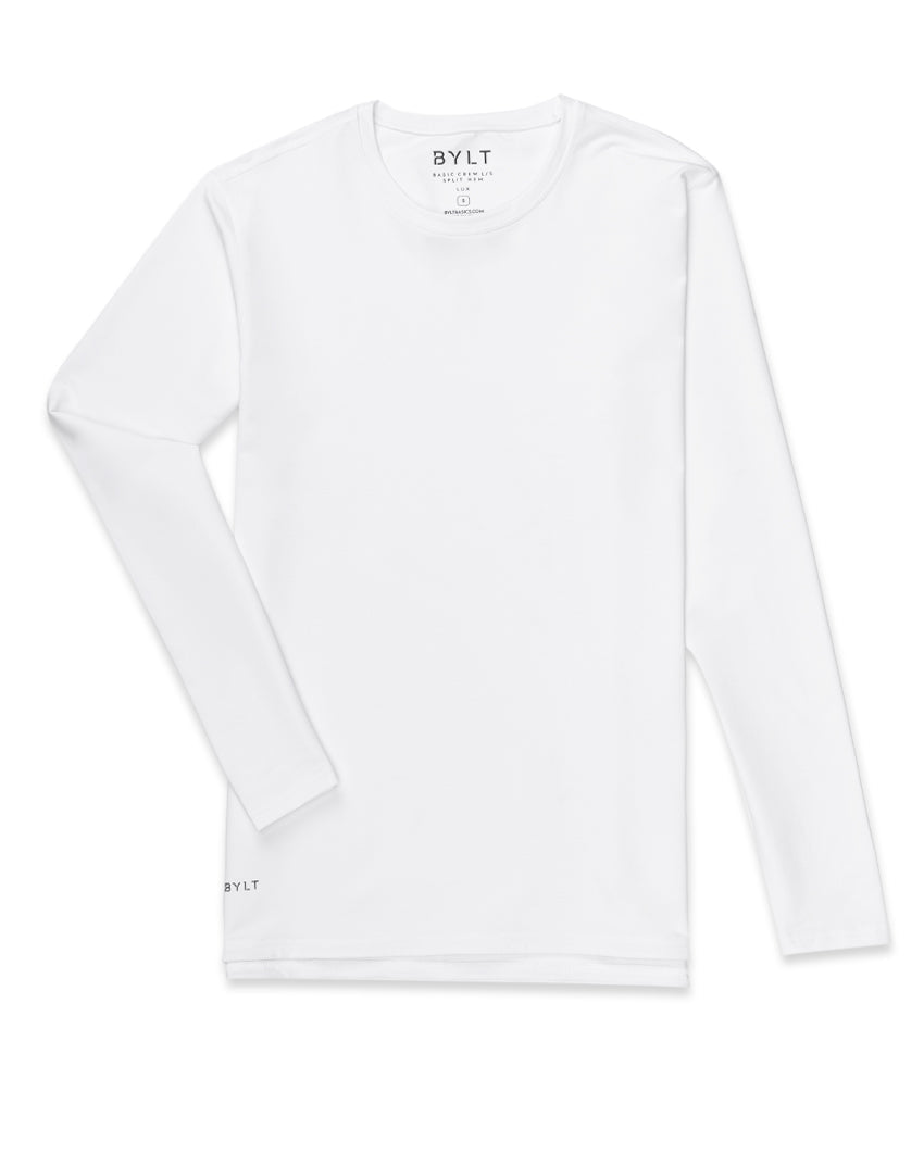 Long Sleeve: BYLT Signature Split Hem