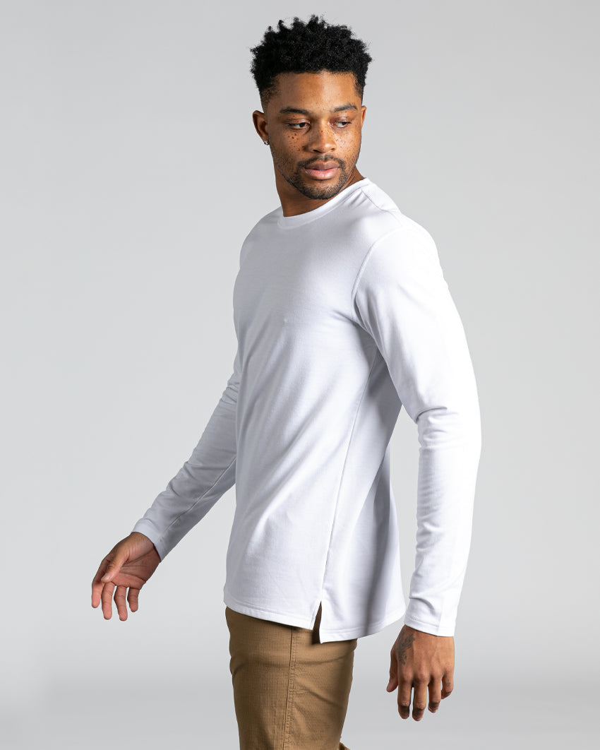 Long Sleeve: BYLT Signature Split Hem